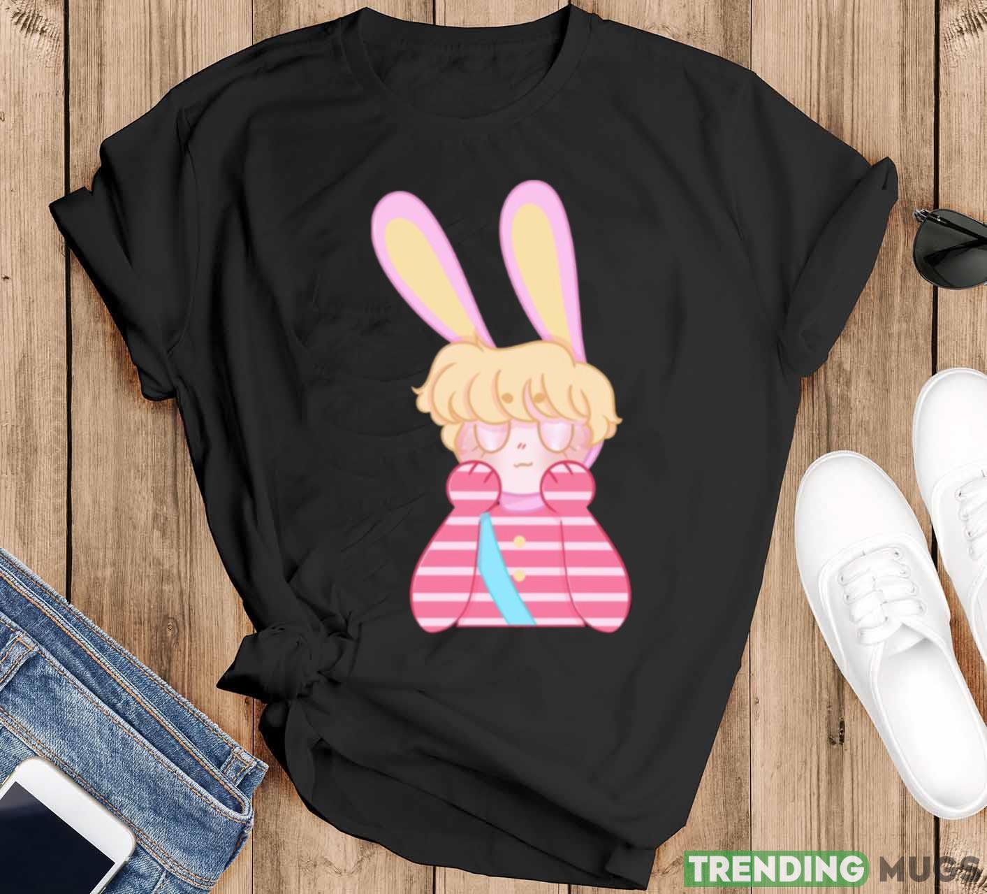 Popee The Performer Pink Friend shirt - Black T-Shirt Popee The Performer Pink Friend shirt - Black T-Shirt