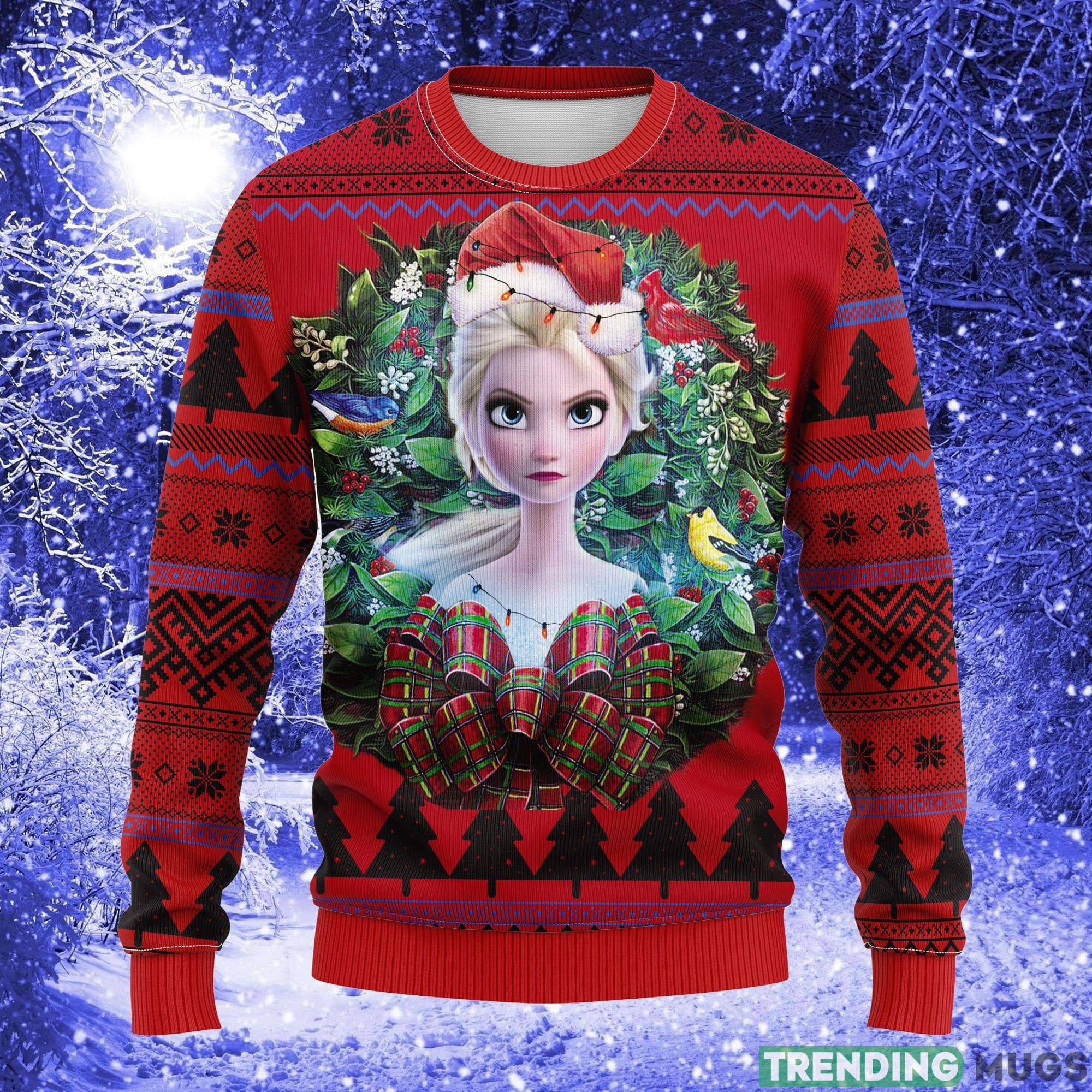 Queen Elsa Frozen 2 Noel Mc Thanksgiving Women Mens Ugly Christmas Sweater - Queen Elsa Frozen 2 Noel Mc Ugly Christmas Sweater Thanksgiving Gift_1 Queen Elsa Frozen 2 Noel Mc Thanksgiving Women Mens Ugly Christmas Sweater - Queen Elsa Frozen 2 Noel Mc Ugly Christmas Sweater Thanksgiving Gift_1