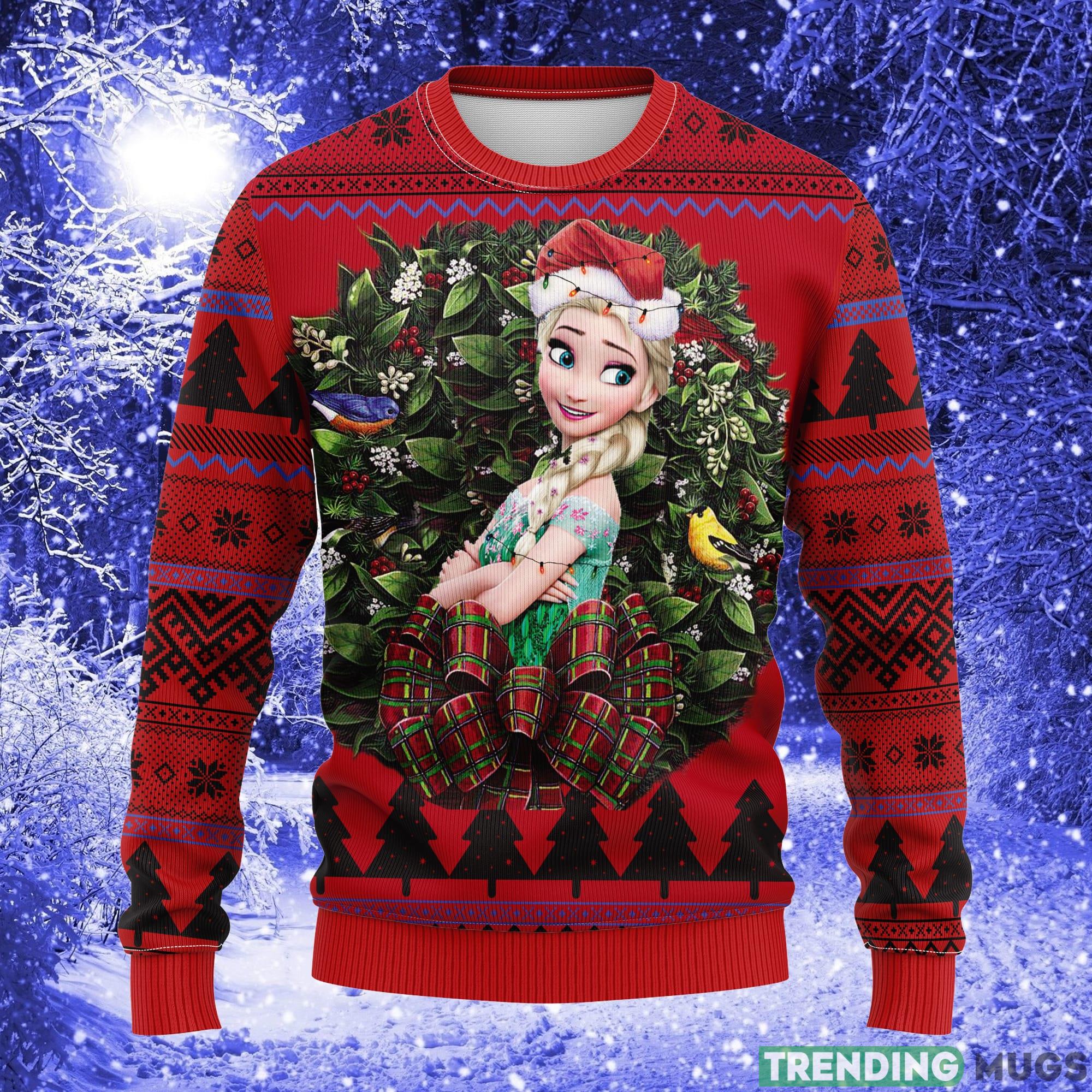 Queen Elsa Wearing Green Dress Noel Mc Thanksgiving Women Mens Ugly Christmas Sweater - Queen Elsa Wearing Green Dress Noel Mc Ugly Christmas Sweater Thanksgiving Gift_1 Queen Elsa Wearing Green Dress Noel Mc Thanksgiving Women Mens Ugly Christmas Sweater - Queen Elsa Wearing Green Dress Noel Mc Ugly Christmas Sweater Thanksgiving Gift_1