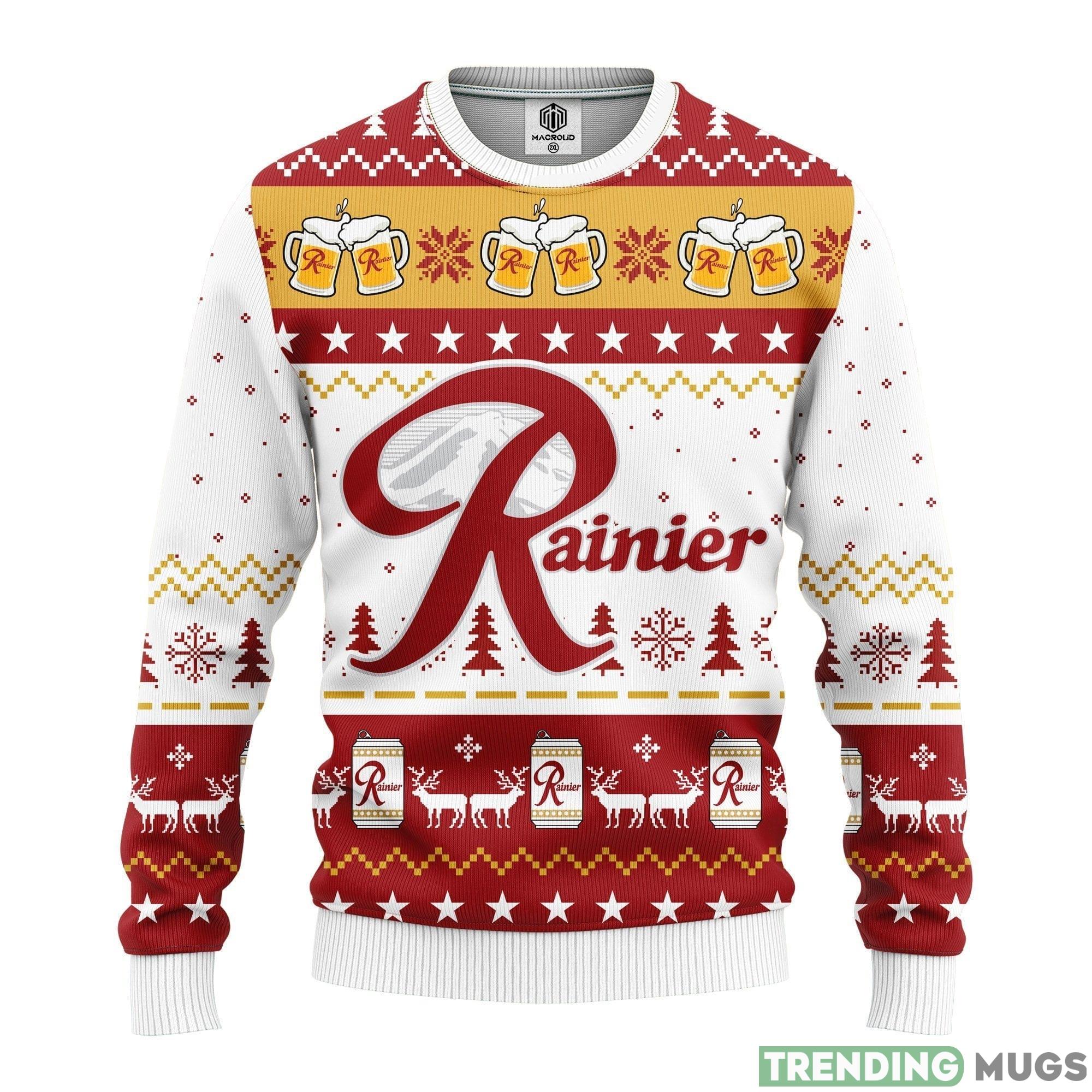 Rainier Beer Thanksgiving Women Mens Ugly Christmas Sweater - Rainier Beer Ugly Christmas Sweater Amazing Gift Idea Thanksgiving Gift Rainier Beer Thanksgiving Women Mens Ugly Christmas Sweater - Rainier Beer Ugly Christmas Sweater Amazing Gift Idea Thanksgiving Gift