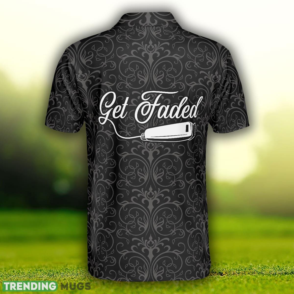 Renaissance Fade Mob Barber Hairstylist, Black Brocade Pattern, Hairstylist Shirt Polo Shirt Polo Shirt Renaissance Fade Mob Barber Hairstylist, Black Brocade Pattern, Hairstylist Shirt Polo Shirt Polo Shirt