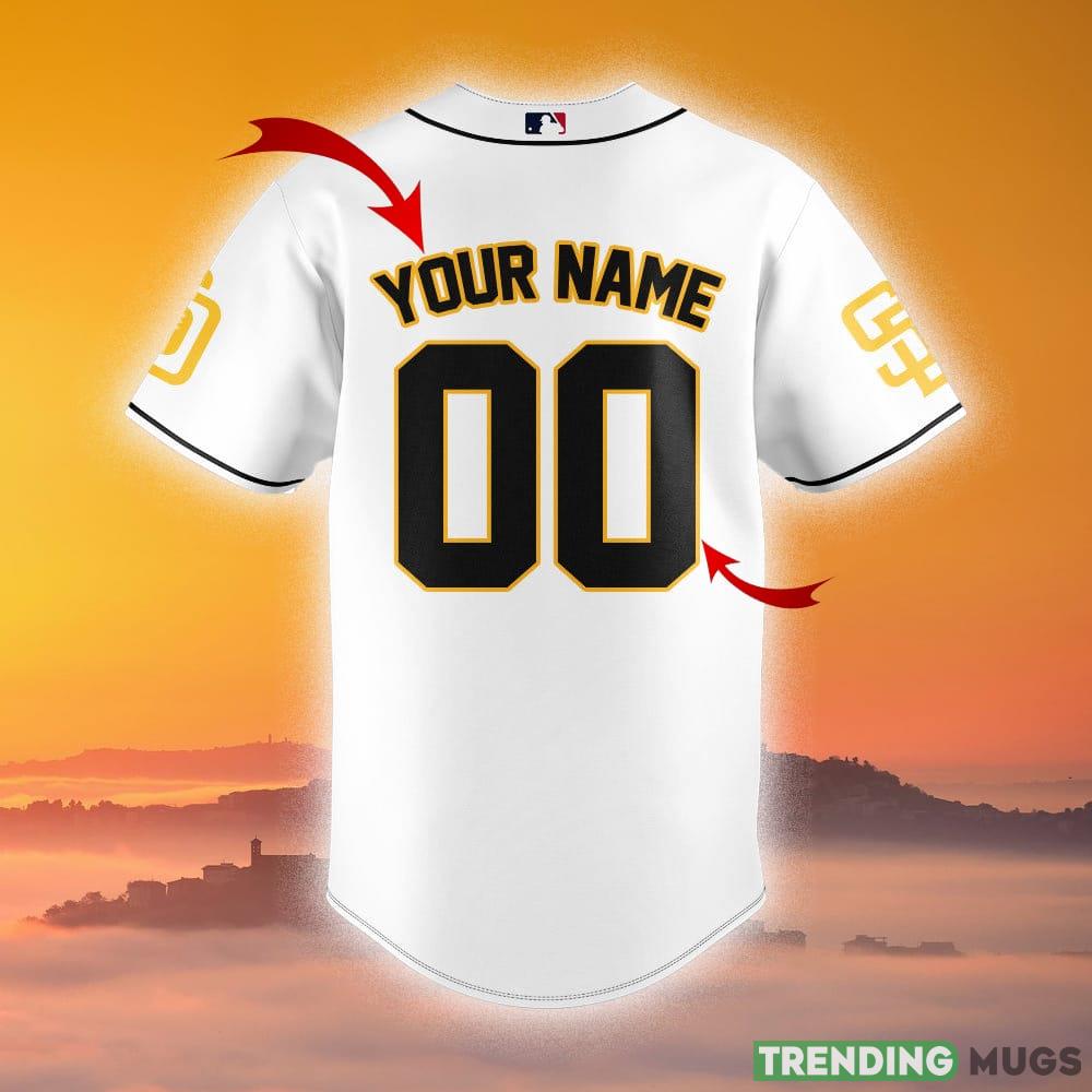 San Diego Padres MLB Jersey Shirt Custom Number And Name For Men And Women Gift Fans Football Jersey San Diego Padres MLB Jersey Shirt Custom Number And Name For Men And Women Gift Fans Football Jersey