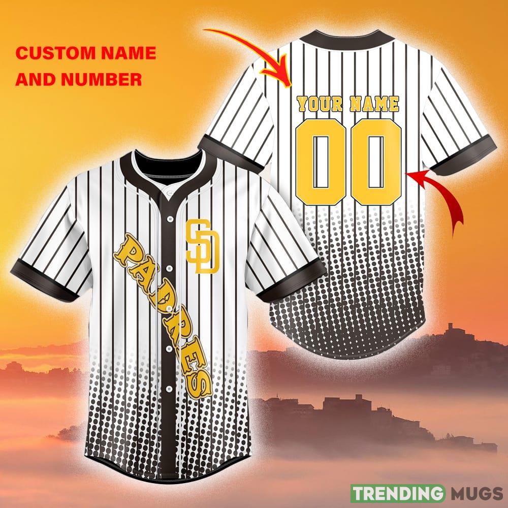 San Diego Padres Premium MLB Jersey Shirt Custom Number And Name For Men And Women Gift Fans - San Diego Padres-Premium MLB Teams Personalized Baseball Jersey_1 San Diego Padres Premium MLB Jersey Shirt Custom Number And Name For Men And Women Gift Fans - San Diego Padres-Premium MLB Teams Personalized Baseball Jersey_1