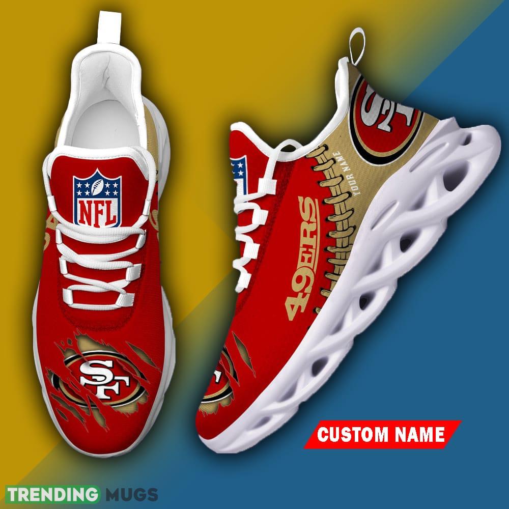 San Francisco 49ers Chunky Sneakers Custom Name NFL Max Soul Shoes Gift For Fans - San Francisco 49ers Custom Name NFL Max Soul Shoes_2 San Francisco 49ers Chunky Sneakers Custom Name NFL Max Soul Shoes Gift For Fans - San Francisco 49ers Custom Name NFL Max Soul Shoes_2