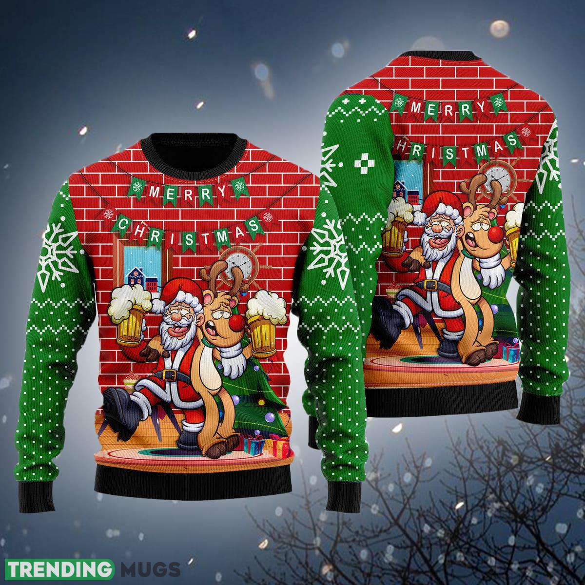 Santa Claus Drunk Merry Xmas Ugly Christmas Sweater Gift For Men Women - Santa Claus Drunk Merry Xmas Funny Ugly Christmas Sweater For Men & Women Adult - Christmas Gifts_2 Santa Claus Drunk Merry Xmas Ugly Christmas Sweater Gift For Men Women - Santa Claus Drunk Merry Xmas Funny Ugly Christmas Sweater For Men & Women Adult - Christmas Gifts_2