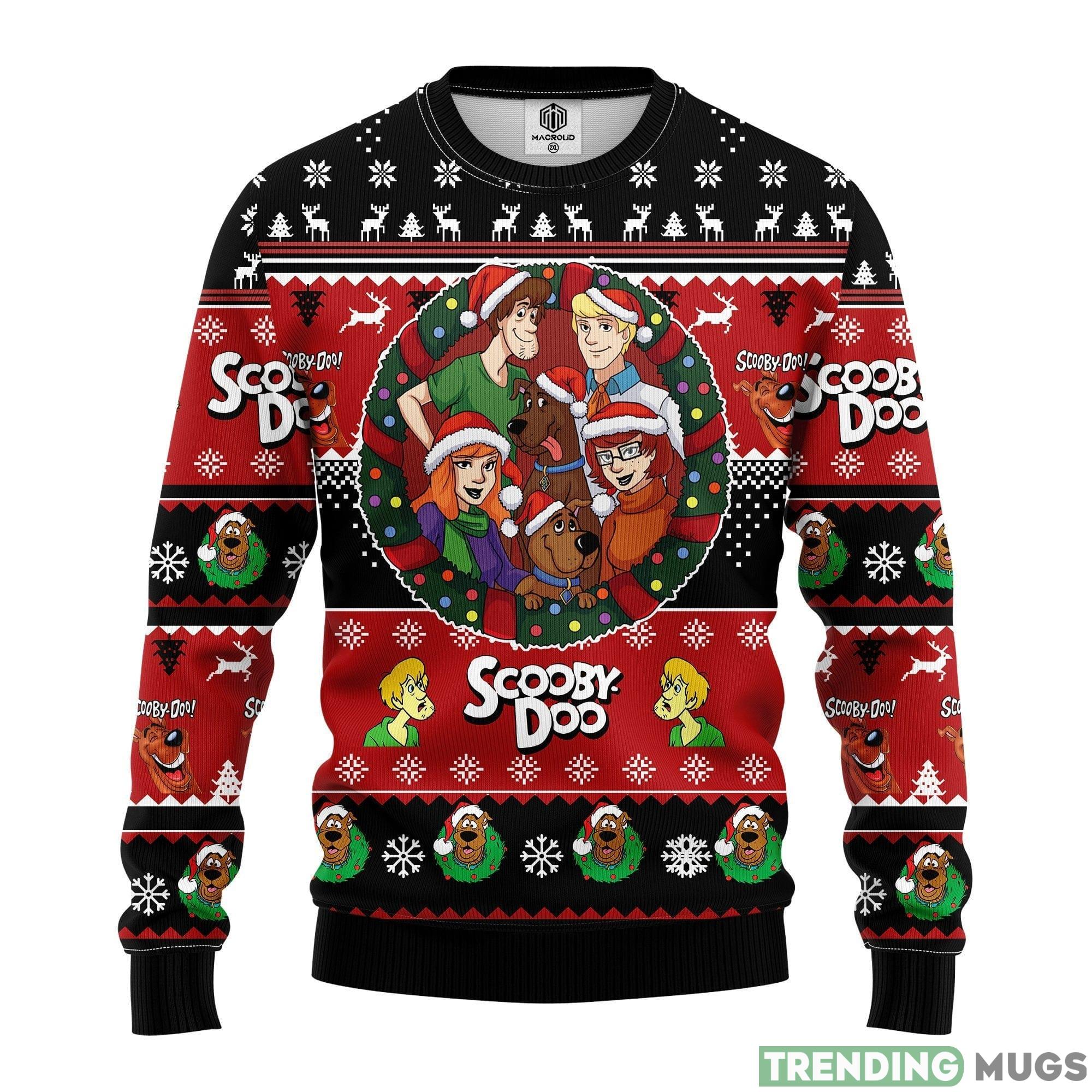 Scooby Doo 3D Thanksgiving Women Mens Ugly Christmas Sweater - Scooby Doo 3D Ugly Christmas Sweater Amazing Gift Idea Thanksgiving Gift_1