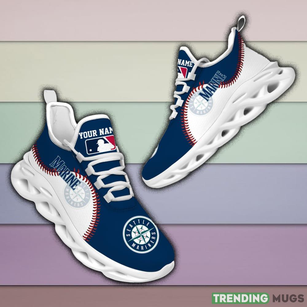 Seattle Mariners Mix Jerseys MLB Max Soul Shoes Custom Name For Men And Women Running Sneakers Max Soul Seattle Mariners Mix Jerseys MLB Max Soul Shoes Custom Name For Men And Women Running Sneakers Max Soul