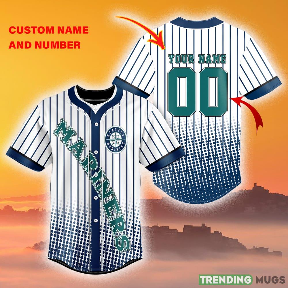 Seattle Mariners Premium MLB Jersey Shirt Custom Number And Name For Men And Women Gift Fans - Seattle Mariners-Premium MLB Teams Personalized Baseball Jersey_1 Seattle Mariners Premium MLB Jersey Shirt Custom Number And Name For Men And Women Gift Fans - Seattle Mariners-Premium MLB Teams Personalized Baseball Jersey_1