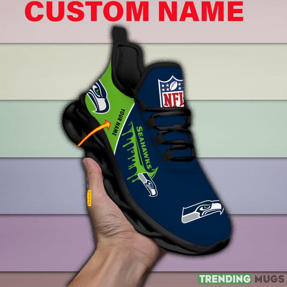 Seattle seahawks Drip Logo NFL Max Soul Shoes Custom Name For Men And Women Running Sneakers Max Soul Seattle seahawks Drip Logo NFL Max Soul Shoes Custom Name For Men And Women Running Sneakers Max Soul