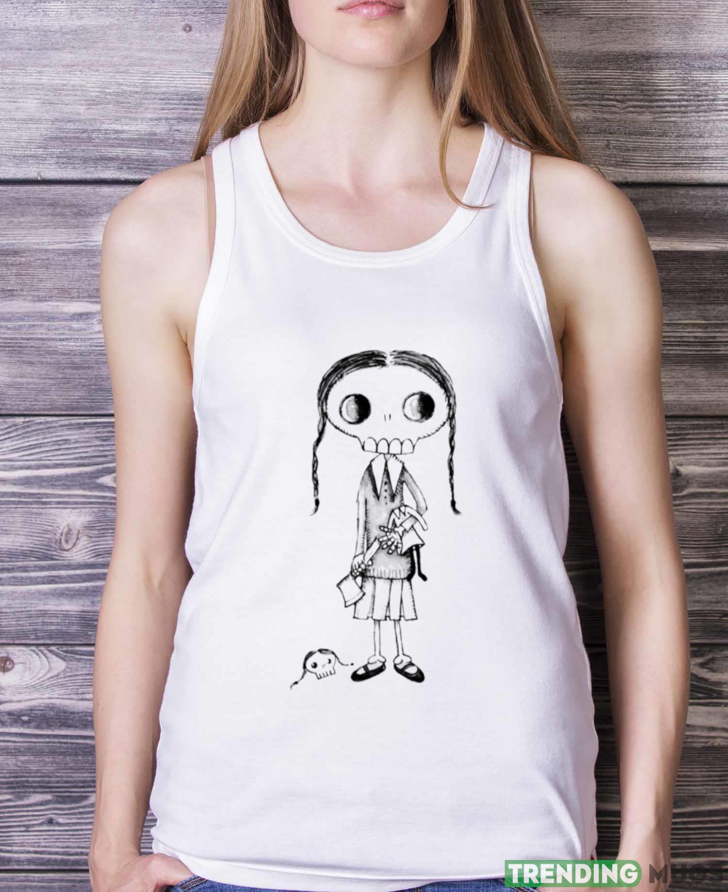 Skelly Wednesday Halloween shirt Light Shirt Skelly Wednesday Halloween shirt Light Shirt