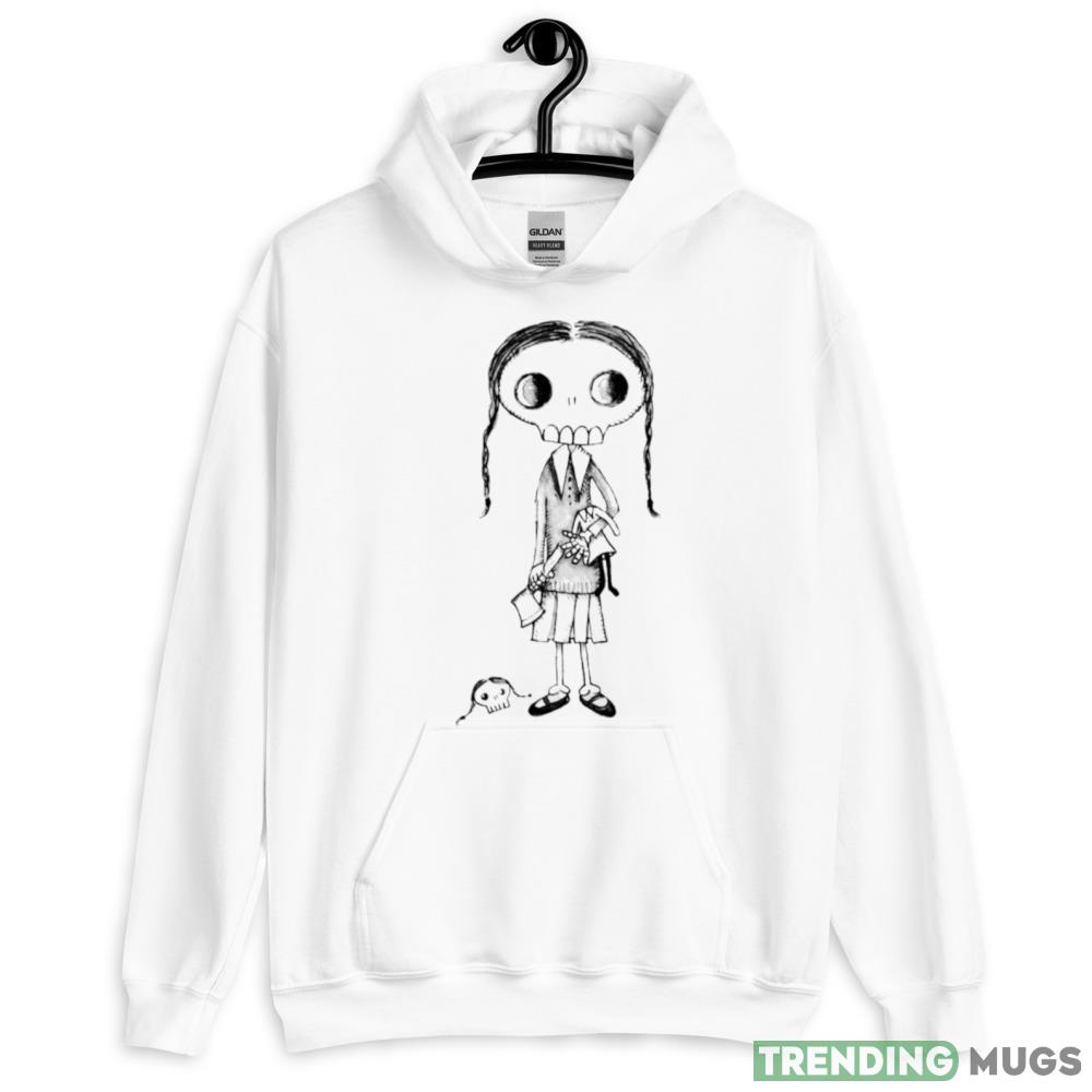 Skelly Wednesday Halloween shirt - 18500 Unisex Heavy Blend Hooded Sweatshirt-1 Skelly Wednesday Halloween shirt - 18500 Unisex Heavy Blend Hooded Sweatshirt-1