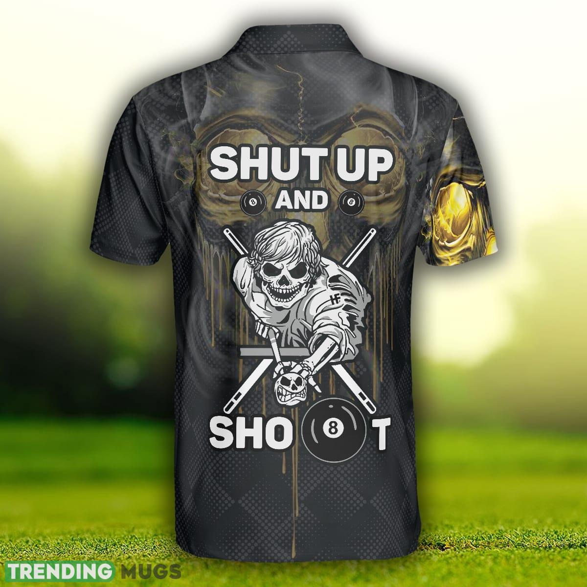 Skull Billiards, Black Skull Billiards Shirt Design , Scary Halloween Gift Idea Polo Shirt Polo Shirt Skull Billiards, Black Skull Billiards Shirt Design , Scary Halloween Gift Idea Polo Shirt Polo Shirt