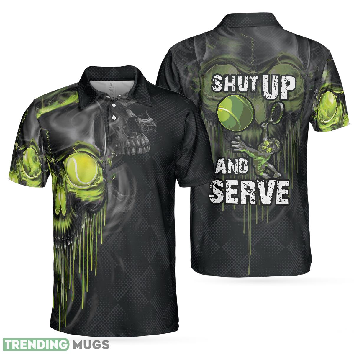 Skull Tennis, Scary Skull Graphic Tennis Shirt For Tennis Lovers, Halloween Tennis Gift Idea Polo Shirt - Skull Tennis Polo Shirt, Scary Skull Graphic Tennis Shirt For Tennis Lovers, Halloween Tennis Gift Idea_1 Skull Tennis, Scary Skull Graphic Tennis Shirt For Tennis Lovers, Halloween Tennis Gift Idea Polo Shirt - Skull Tennis Polo Shirt, Scary Skull Graphic Tennis Shirt For Tennis Lovers, Halloween Tennis Gift Idea_1
