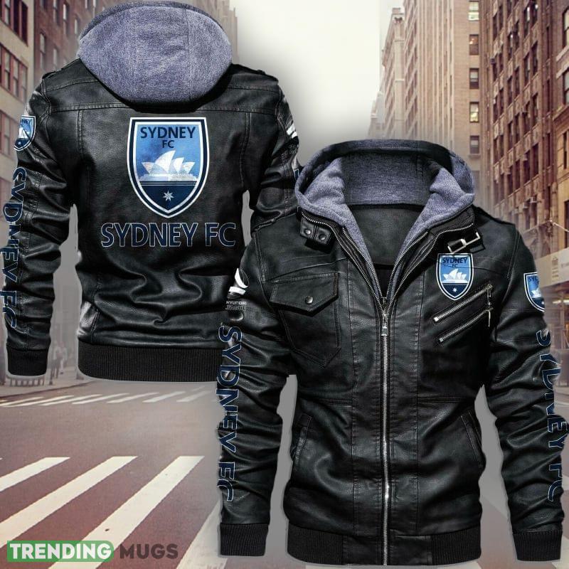 Soccer A League Sydney FC Style 2 Logo Black And Brown Leather Jacket Men Women - Soccer A League Sydney FC Leather Jacket_1 Soccer A League Sydney FC Style 2 Logo Black And Brown Leather Jacket Men Women - Soccer A League Sydney FC Leather Jacket_1