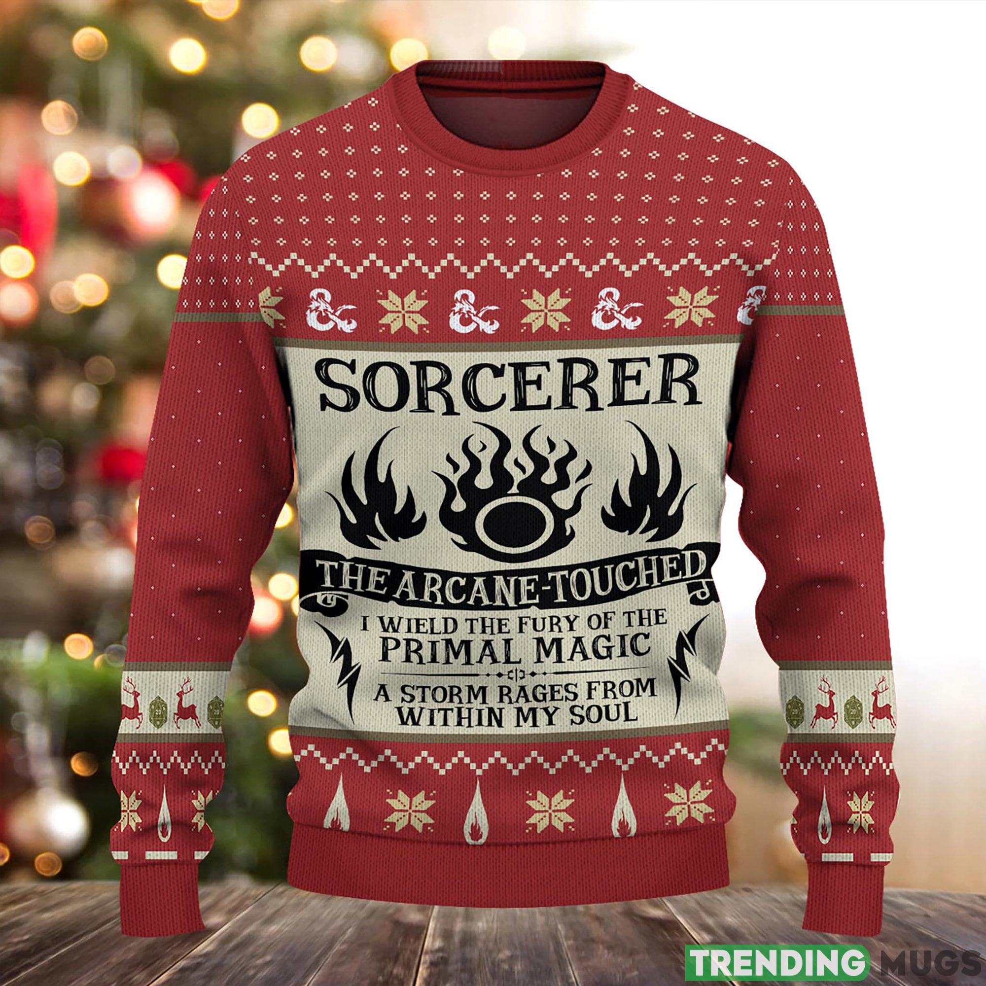 Sorcerer Class Dungeons & Dragons Ugly Gift Christmas 3D Sweater For Men And Women 3D Sweater Sorcerer Class Dungeons & Dragons Ugly Gift Christmas 3D Sweater For Men And Women 3D Sweater