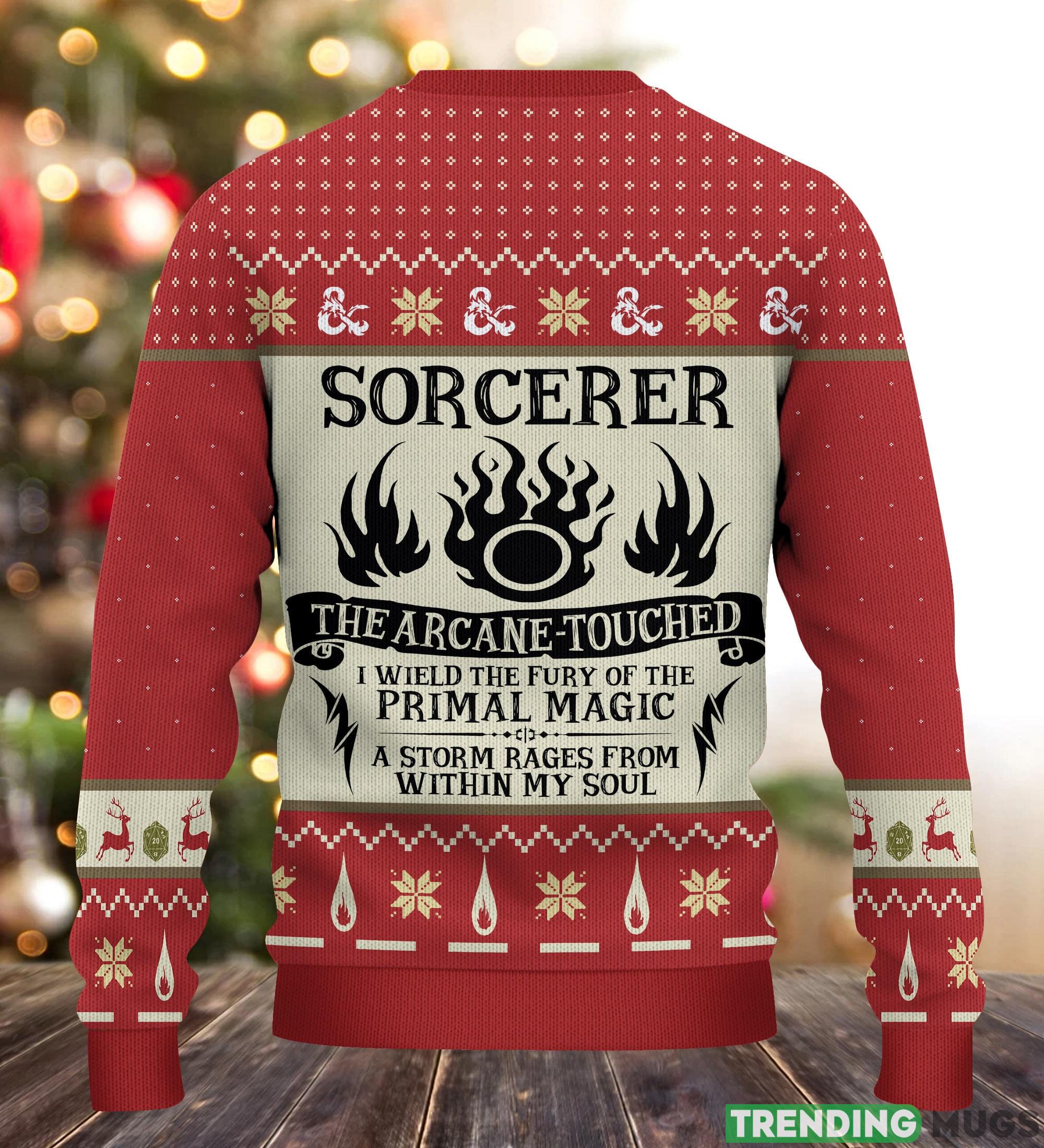 Sorcerer Class Dungeons & Dragons Ugly Gift Christmas 3D Sweater For Men And Women 3D Sweater Sorcerer Class Dungeons & Dragons Ugly Gift Christmas 3D Sweater For Men And Women 3D Sweater
