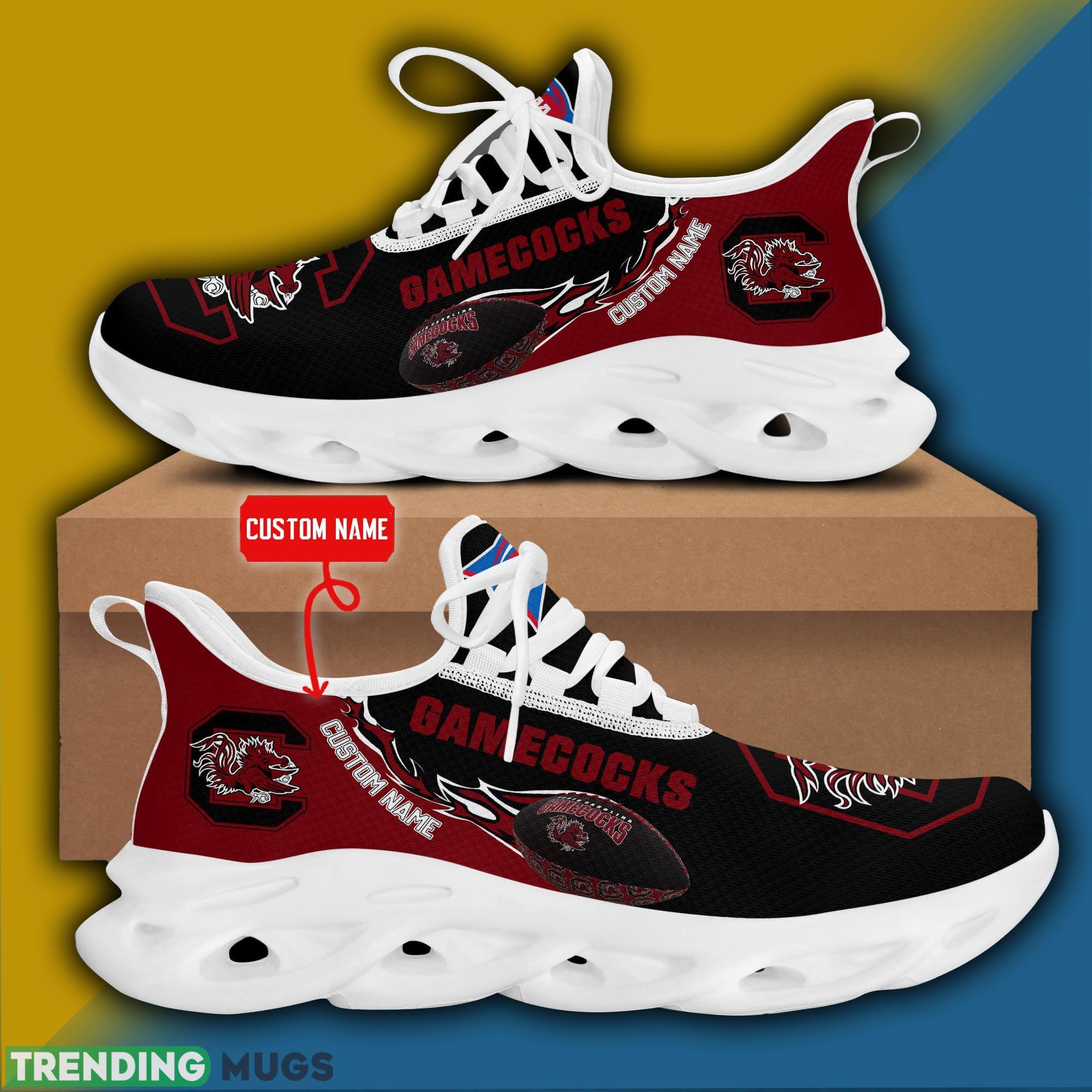 South Carolina Gamecocks NCCA Logo New Style Max Soul Shoes Custom Name Max Soul South Carolina Gamecocks NCCA Logo New Style Max Soul Shoes Custom Name Max Soul