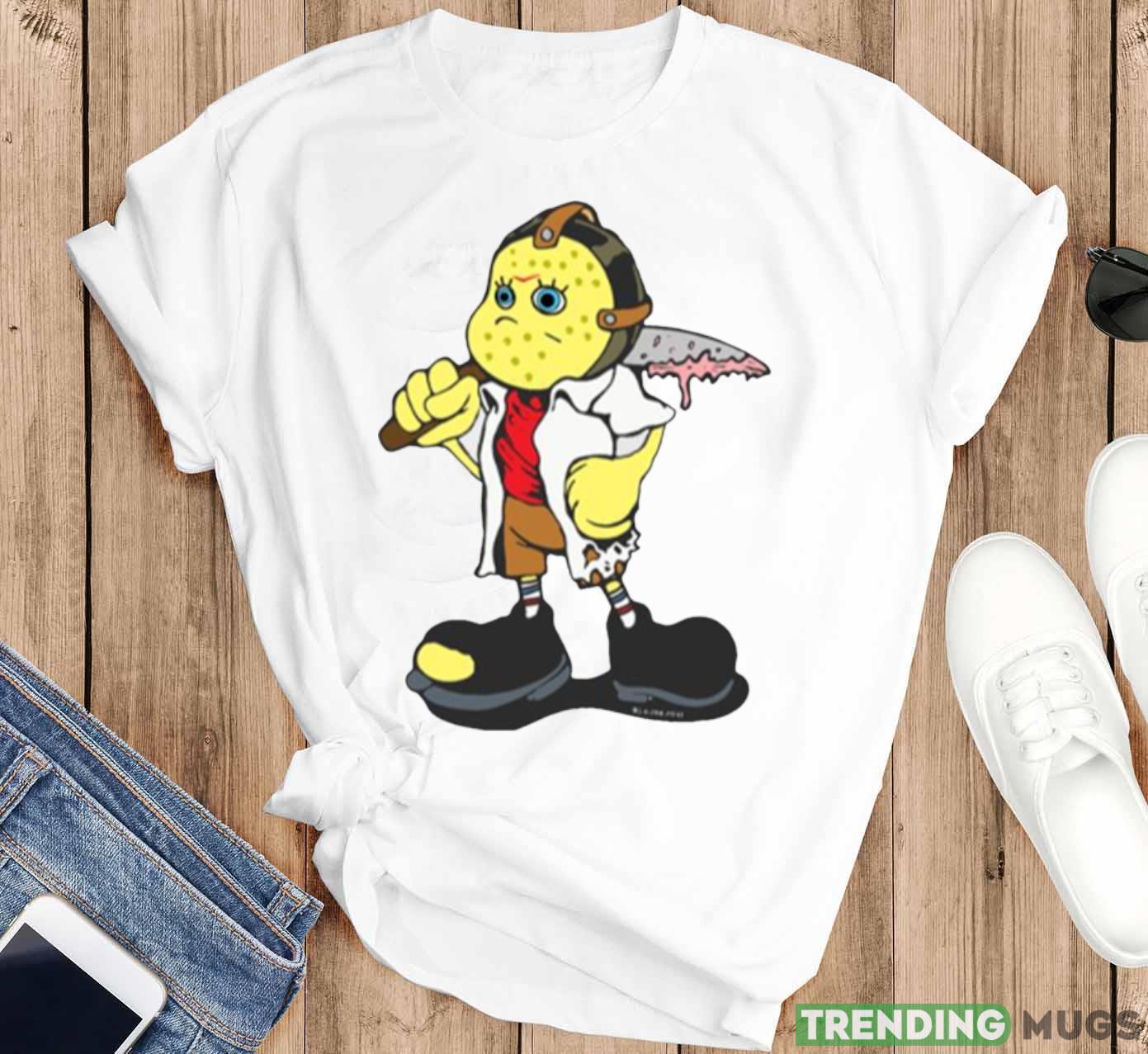 Spongebob Vorhees Halloween shirt Light Shirt Spongebob Vorhees Halloween shirt Light Shirt