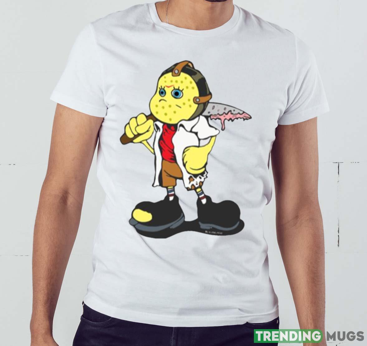 Spongebob Vorhees Halloween shirt Light Shirt Spongebob Vorhees Halloween shirt Light Shirt