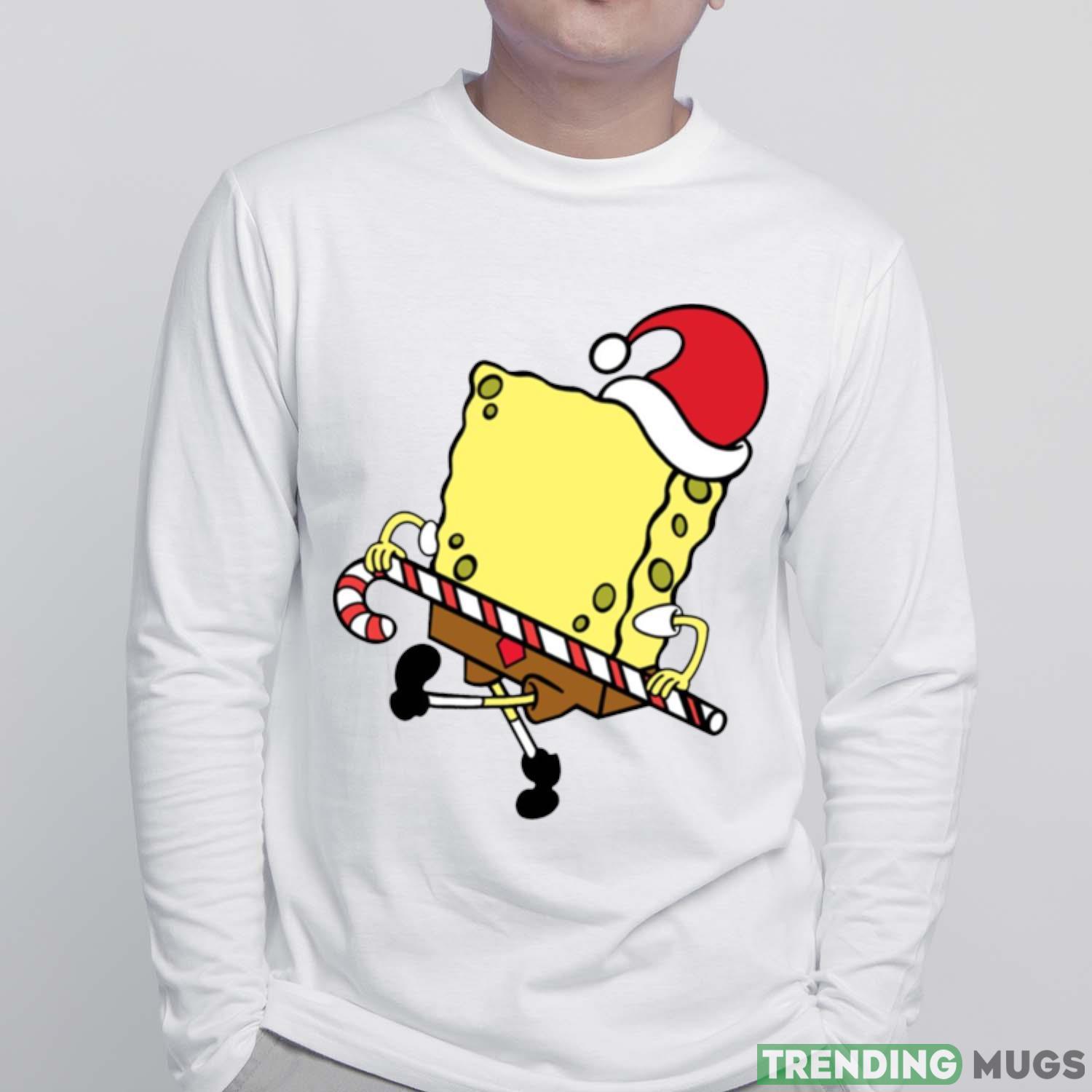 Spongebob With Cane Halloween shirt Light Shirt Spongebob With Cane Halloween shirt Light Shirt