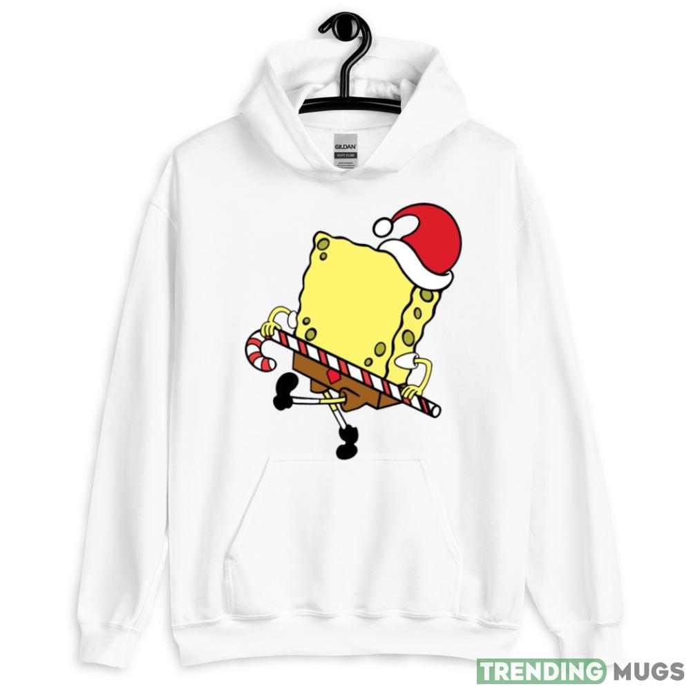 Spongebob With Cane Halloween shirt - 18500 Unisex Heavy Blend Hooded Sweatshirt-1 Spongebob With Cane Halloween shirt - 18500 Unisex Heavy Blend Hooded Sweatshirt-1