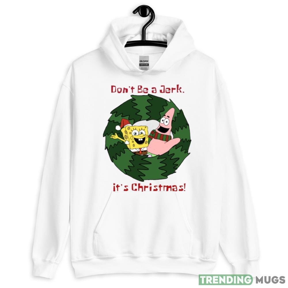 Spongeboy Christmas Halloween shirt - 18500 Unisex Heavy Blend Hooded Sweatshirt-1 Spongeboy Christmas Halloween shirt - 18500 Unisex Heavy Blend Hooded Sweatshirt-1