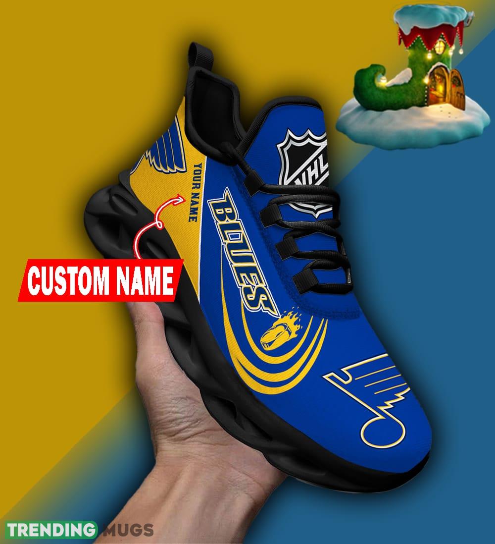 St Louis Blues NHL Logo Chunky Sneakers New Personalized Name Max Soul Shoes Max Soul St Louis Blues NHL Logo Chunky Sneakers New Personalized Name Max Soul Shoes Max Soul