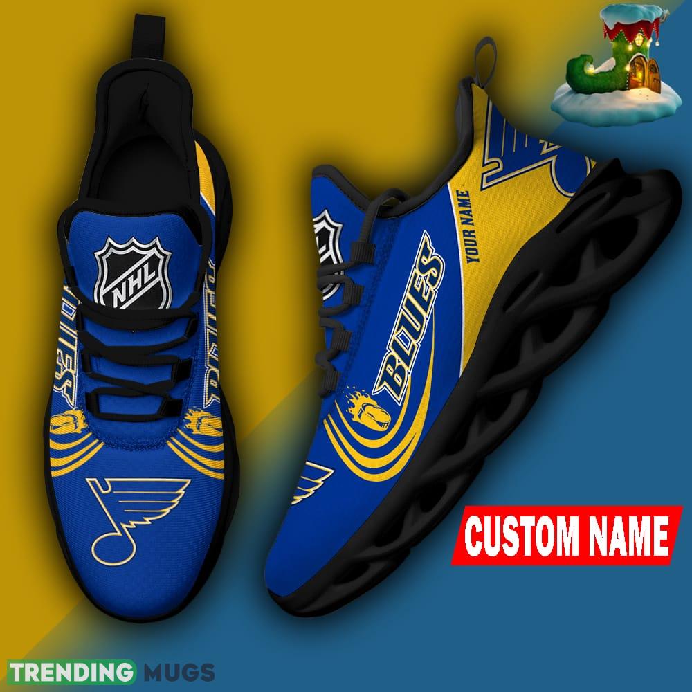 St Louis Blues NHL Logo Chunky Sneakers New Personalized Name Max Soul Shoes Max Soul St Louis Blues NHL Logo Chunky Sneakers New Personalized Name Max Soul Shoes Max Soul