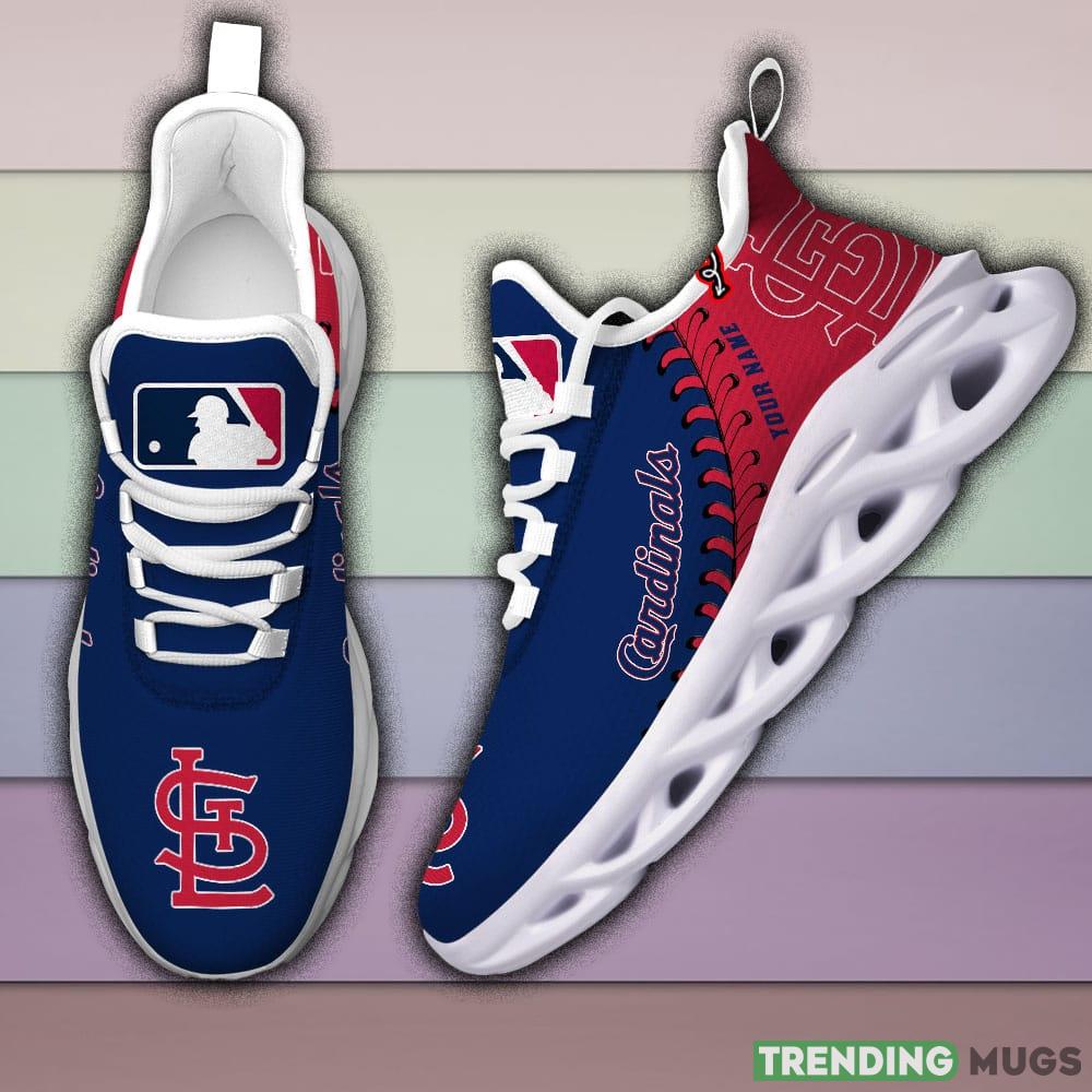 St Louis Cardinals MLB MAX SOUL SHOES Custom Name For Men And Women Running Sneakers - St. Louis Cardinals-MLB PERSONALIZED MAX SOUL SHOES And Baseball Jersey Shirt-SP300523125ID02_2 St Louis Cardinals MLB MAX SOUL SHOES Custom Name For Men And Women Running Sneakers - St. Louis Cardinals-MLB PERSONALIZED MAX SOUL SHOES And Baseball Jersey Shirt-SP300523125ID02_2