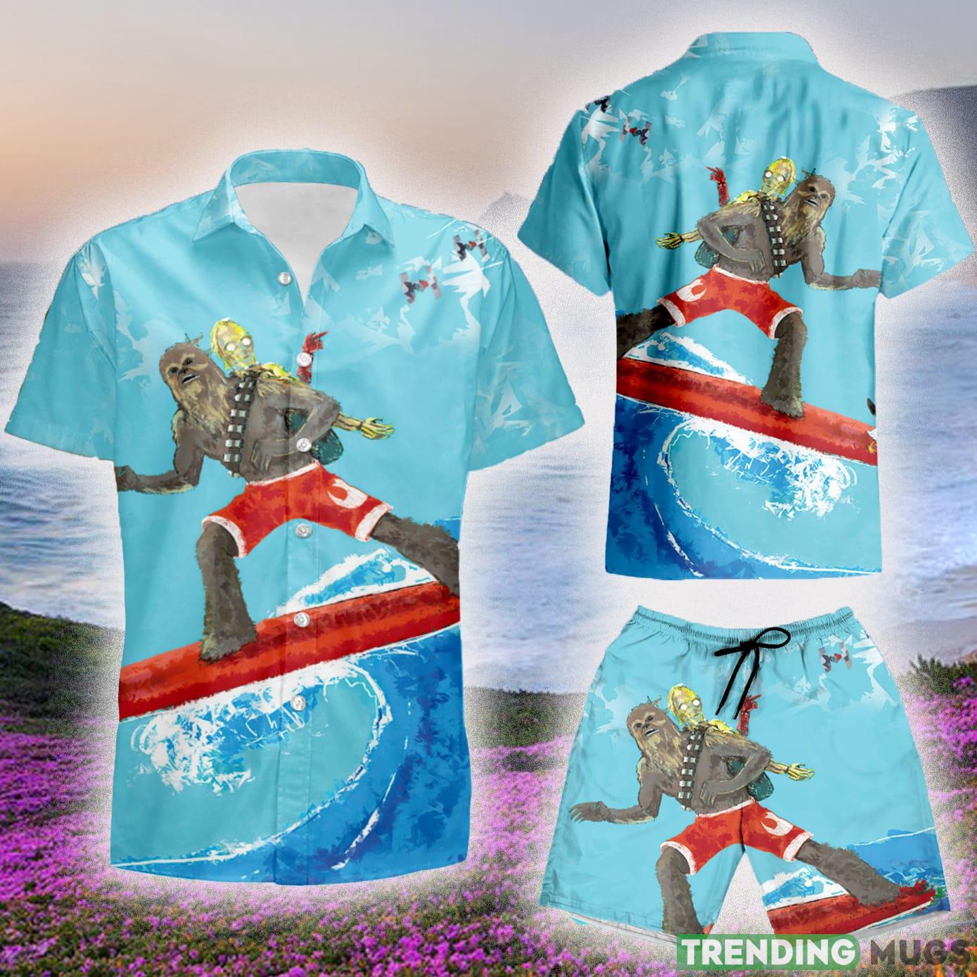 Star Wars Chewie Chewbacca Design 9 Set 3D Hawaiian Shirt And Short Gift For Men And Women Hawaiian & Short Star Wars Chewie Chewbacca Design 9 Set 3D Hawaiian Shirt And Short Gift For Men And Women Hawaiian & Short