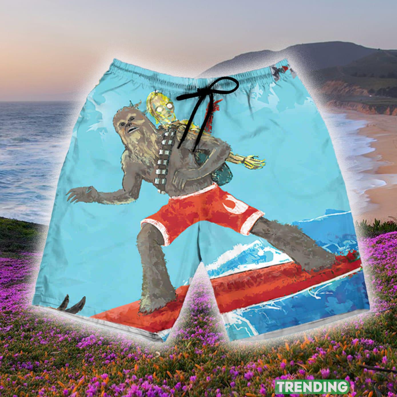 Star Wars Chewie Chewbacca Set 3D Hawaiian Shirt And Short Gift For Men And Women Hawaiian & Short Star Wars Chewie Chewbacca Set 3D Hawaiian Shirt And Short Gift For Men And Women Hawaiian & Short