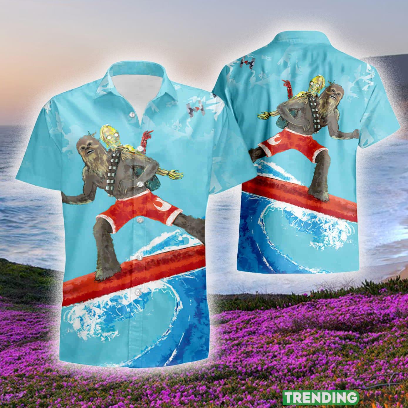 Star Wars Chewie Chewbacca Set 3D Hawaiian Shirt And Short Gift For Men And Women - Star Wars Chewie Chewbacca Hawaii Shirt Style summer shirt_1 Star Wars Chewie Chewbacca Set 3D Hawaiian Shirt And Short Gift For Men And Women - Star Wars Chewie Chewbacca Hawaii Shirt Style summer shirt_1