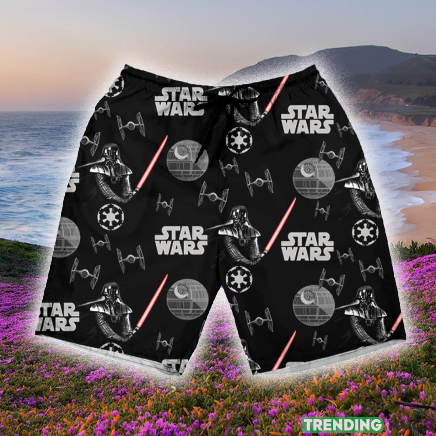 Star wars Darth Vader with light sword Black Set 3D Hawaiian Shirt And Short Gift For Men And Women Hawaiian & Short Star wars Darth Vader with light sword Black Set 3D Hawaiian Shirt And Short Gift For Men And Women Hawaiian & Short