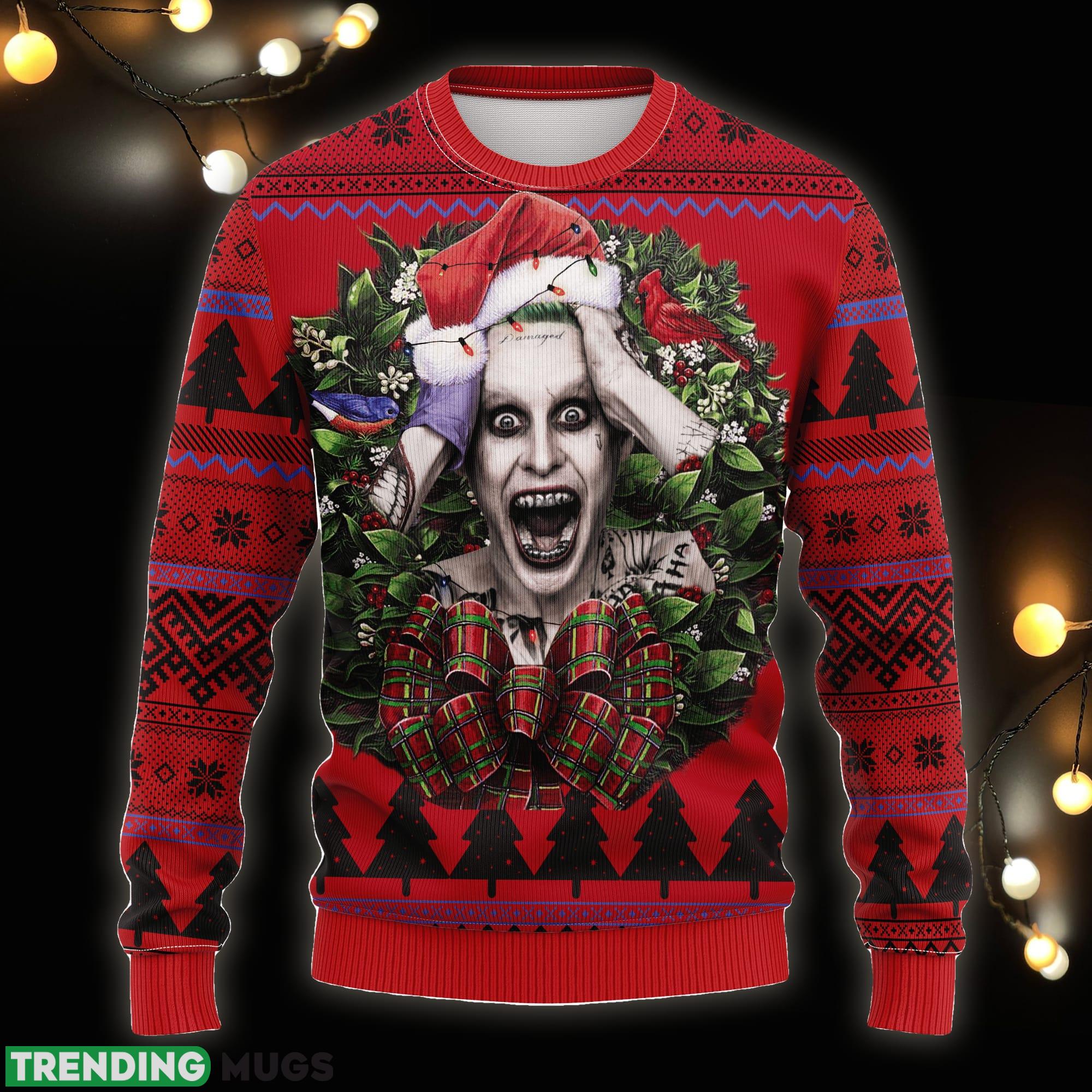Suicide Squad Joker Noel Mc Thanksgiving Ugly Christmas Sweater For Men Women - Suicide Squad Joker Noel Mc Ugly Christmas Sweater Thanksgiving Gift_1