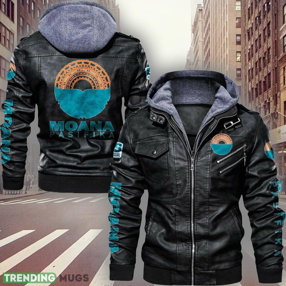 Supper Rugby Moana Pasifika Style 2 Logo Brown And Black Leather Jacket For Fans - Supper Rugby Moana Pasifika Leather Jacket_1 Supper Rugby Moana Pasifika Style 2 Logo Brown And Black Leather Jacket For Fans - Supper Rugby Moana Pasifika Leather Jacket_1
