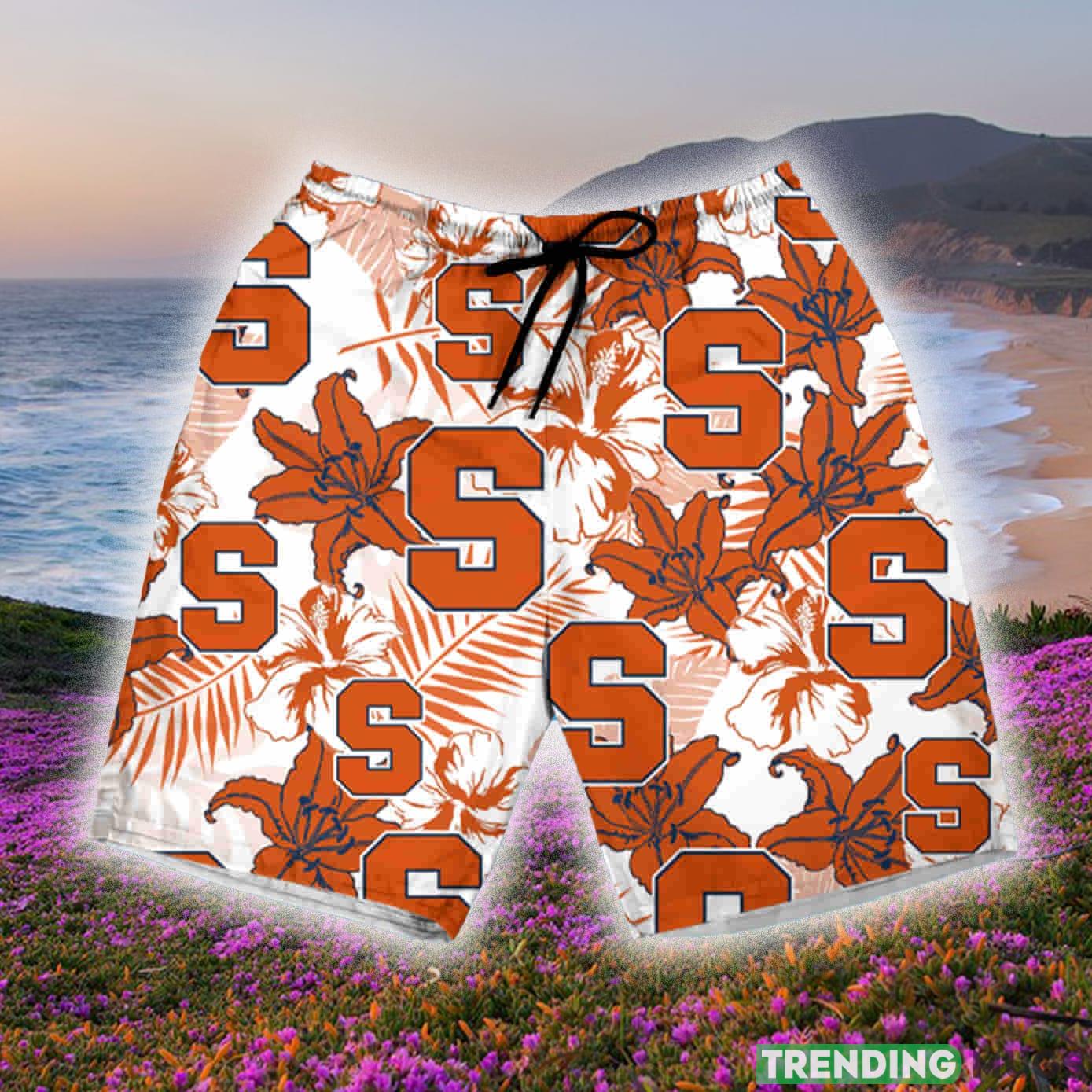 Syracuse Orange Design 3 Set 3D Hawaiian Shirt And Short Gift For Men And Women Hawaiian & Short Syracuse Orange Design 3 Set 3D Hawaiian Shirt And Short Gift For Men And Women Hawaiian & Short