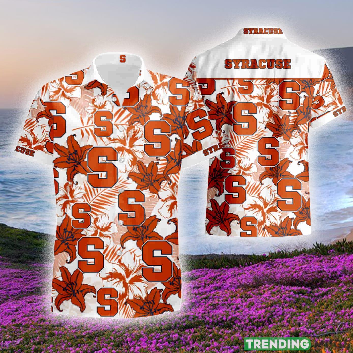 Syracuse Orange Design 3 Set 3D Hawaiian Shirt And Short Gift For Men And Women - Syracuse Orange Hawaiian Shirt summer shirt_1 Syracuse Orange Design 3 Set 3D Hawaiian Shirt And Short Gift For Men And Women - Syracuse Orange Hawaiian Shirt summer shirt_1