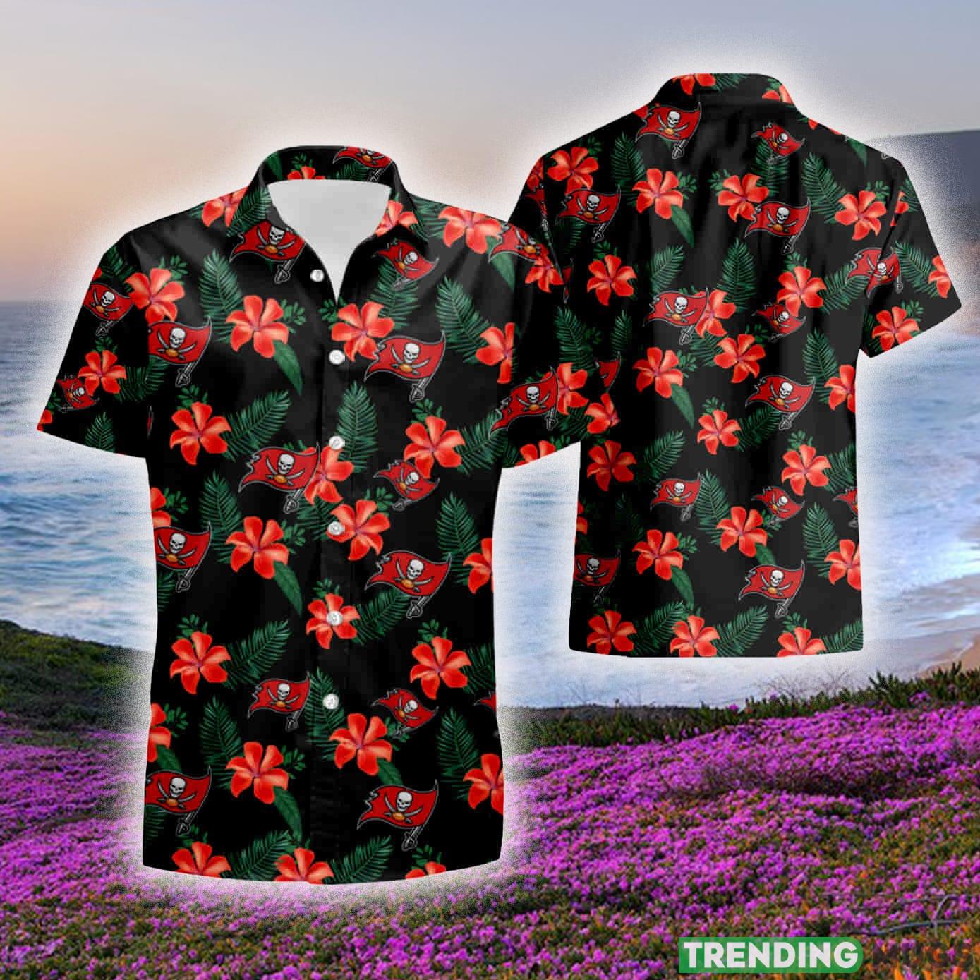 Tampa Bay Buccaneers Aloha Set 3D Hawaiian Shirt And Short Gift For Men And Women - Tampa Bay Buccaneers Hawaiian Aloha Shirt Floral summer shirt_1 Tampa Bay Buccaneers Aloha Set 3D Hawaiian Shirt And Short Gift For Men And Women - Tampa Bay Buccaneers Hawaiian Aloha Shirt Floral summer shirt_1