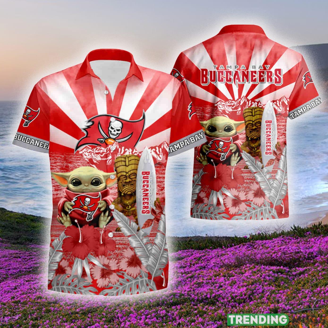 Tampa Bay Buccaneers Baby Yoda Set 3D Hawaiian Shirt And Short Gift For Men And Women - Tampa Bay Buccaneers Baby Yoda Hawaiian Shirt summer shirt_1 Tampa Bay Buccaneers Baby Yoda Set 3D Hawaiian Shirt And Short Gift For Men And Women - Tampa Bay Buccaneers Baby Yoda Hawaiian Shirt summer shirt_1