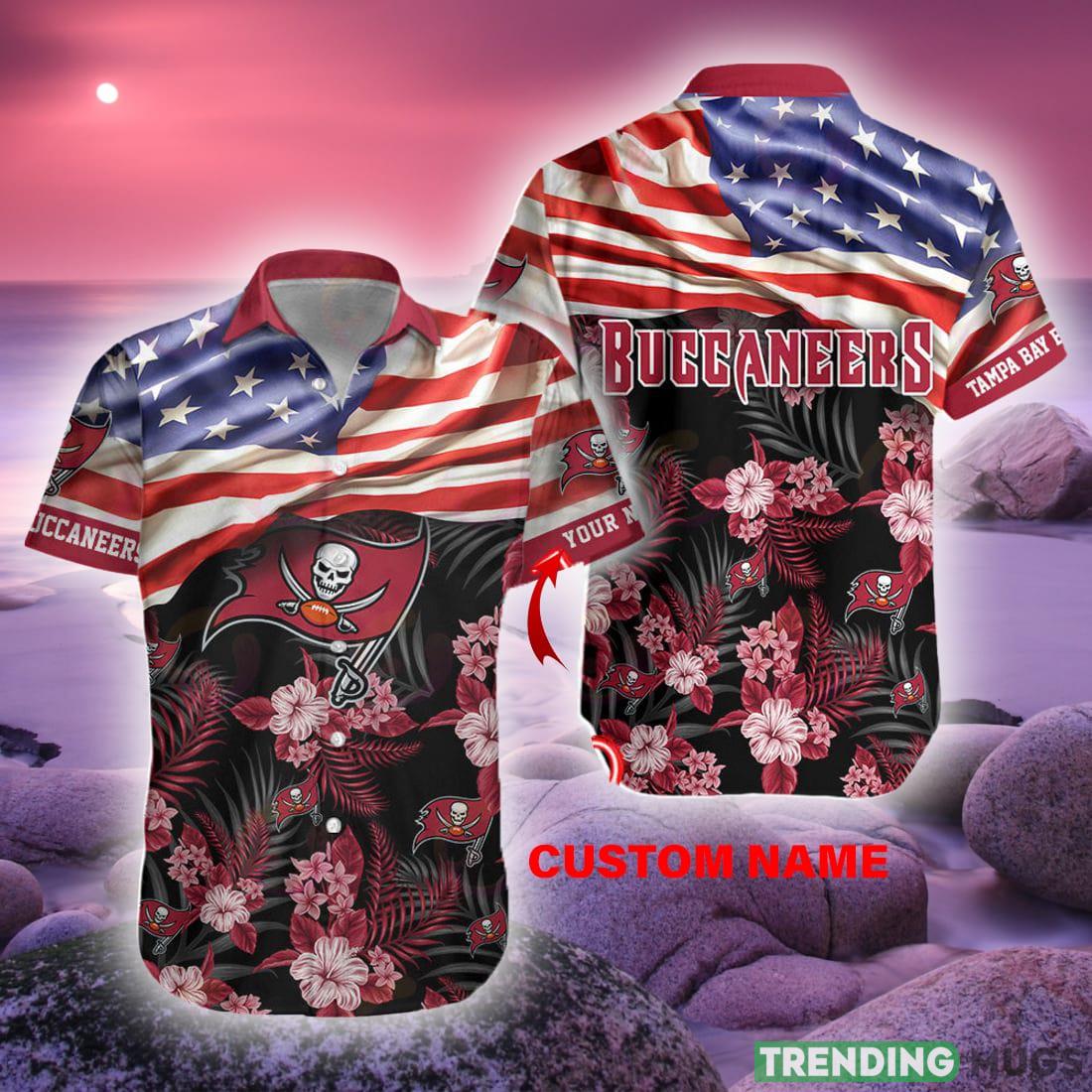 Tampa Bay Buccaneers Custom Name NFL Hawaiian Shirt And Shorts Gift For Men And Women Fans Hawaiian & Short Tampa Bay Buccaneers Custom Name NFL Hawaiian Shirt And Shorts Gift For Men And Women Fans Hawaiian & Short