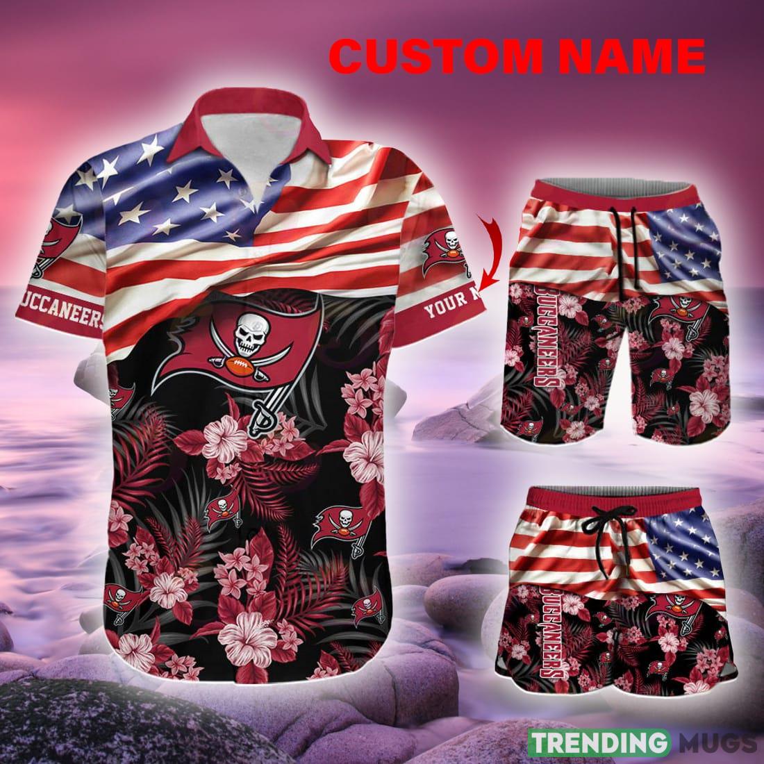 Tampa Bay Buccaneers Custom Name NFL Hawaiian Shirt And Shorts Gift For Men And Women Fans - Tampa Bay Buccaneers-Personalized Independence Day NFL Hawaiian Shirt & Shorts New Trending_1 Tampa Bay Buccaneers Custom Name NFL Hawaiian Shirt And Shorts Gift For Men And Women Fans - Tampa Bay Buccaneers-Personalized Independence Day NFL Hawaiian Shirt & Shorts New Trending_1