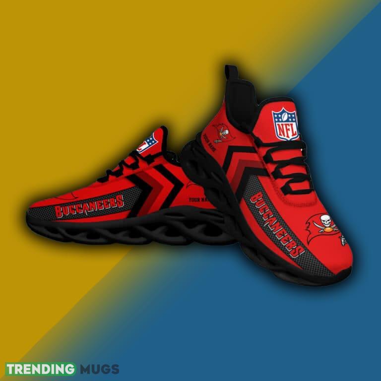 Tampa Bay Buccaneers NFL Logo New Style Max Soul Shoes Custom Name Gift - Tampa Bay Buccaneers NFL Logo New Style Max Soul Shoes Custom Name_2 Tampa Bay Buccaneers NFL Logo New Style Max Soul Shoes Custom Name Gift - Tampa Bay Buccaneers NFL Logo New Style Max Soul Shoes Custom Name_2