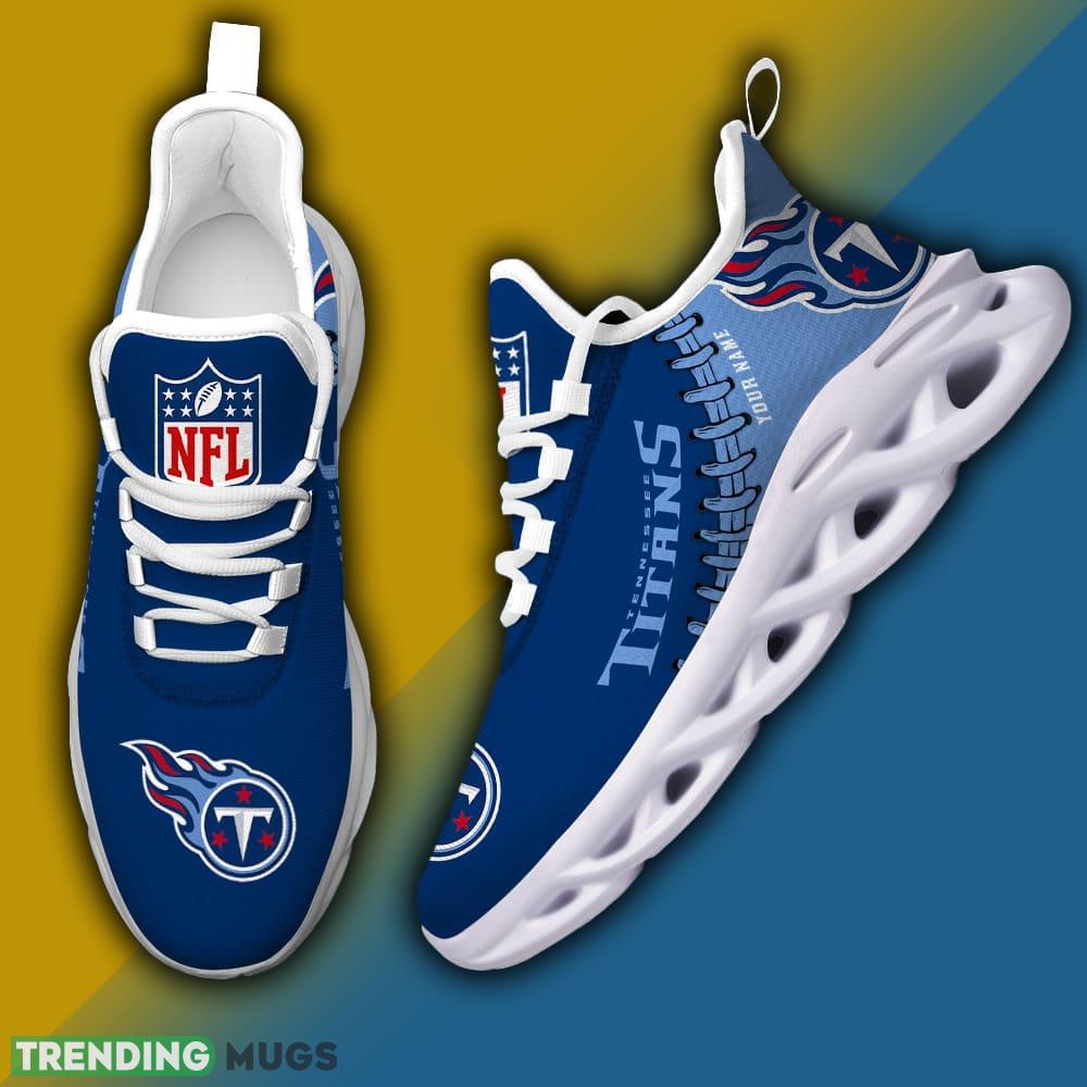 Tennessee Titans NFL Logo New Style Max Soul Shoes Custom Name For Fans - Tennessee Titans NFL Logo New Style Max Soul Shoes Custom Name For Fans_3