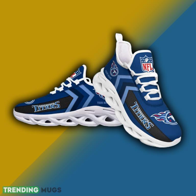 Tennessee Titans NFL Logo New Style Max Soul Shoes Custom Name Gift Max Soul Tennessee Titans NFL Logo New Style Max Soul Shoes Custom Name Gift Max Soul