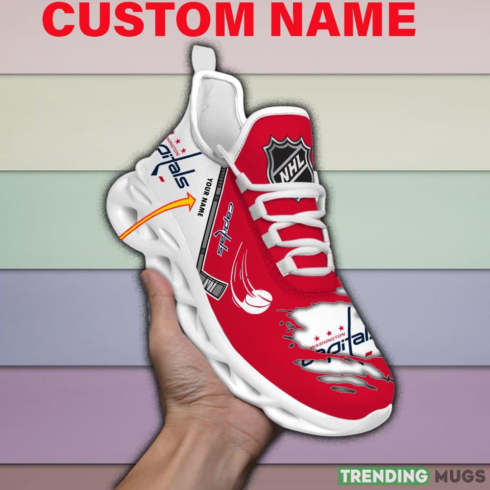 Washington Capitals NHL Max Soul Shoes Custom Name For Men And Women Running Sneakers Max Soul Washington Capitals NHL Max Soul Shoes Custom Name For Men And Women Running Sneakers Max Soul