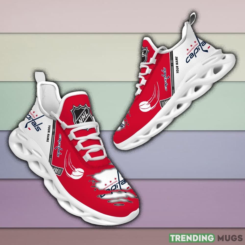 Washington Capitals NHL Max Soul Shoes Custom Name For Men And Women Running Sneakers Max Soul Washington Capitals NHL Max Soul Shoes Custom Name For Men And Women Running Sneakers Max Soul