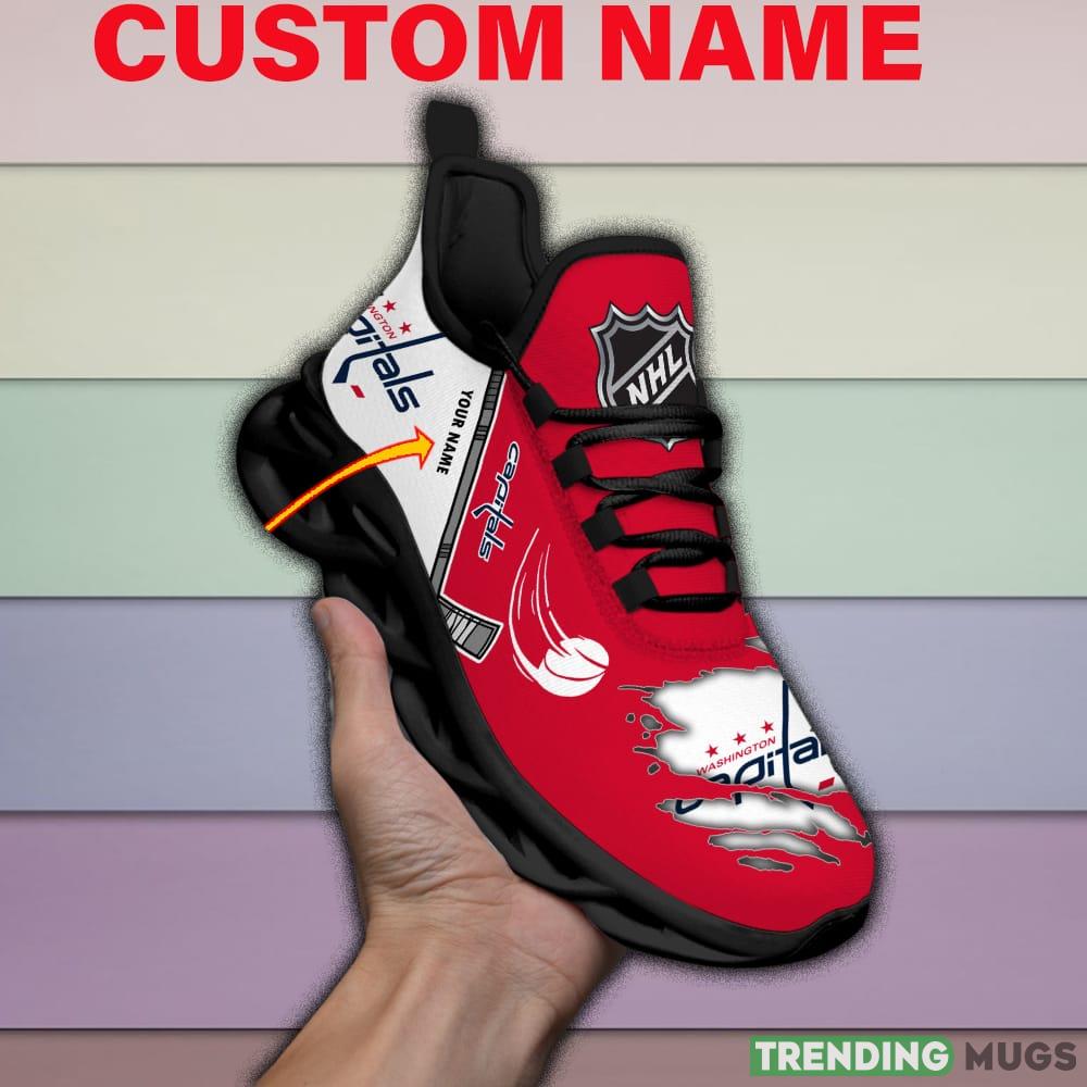 Washington Capitals NHL Max Soul Shoes Custom Name For Men And Women Running Sneakers - Washington Capitals-Personalized NHL Max Soul Shoes v2_1 Washington Capitals NHL Max Soul Shoes Custom Name For Men And Women Running Sneakers - Washington Capitals-Personalized NHL Max Soul Shoes v2_1