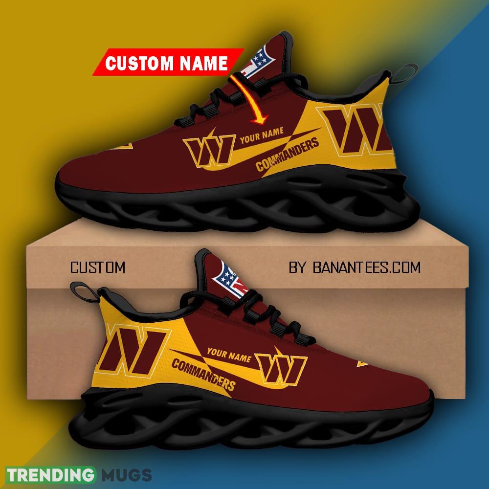 Washington Commanders Brand New Full Colors NFL Personalized Name Max Soul Shoes Max Soul Washington Commanders Brand New Full Colors NFL Personalized Name Max Soul Shoes Max Soul