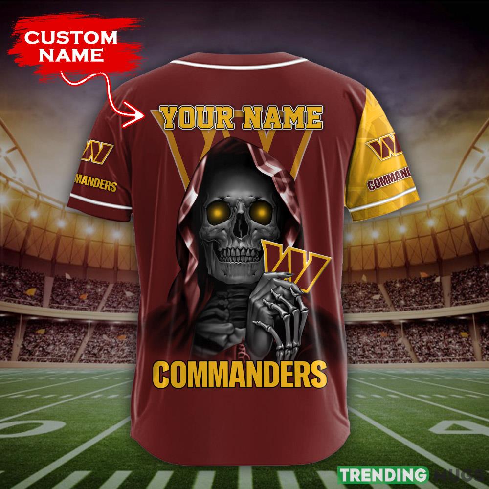Washington Commanders NFL Custom Name Baseball Jersey Shirt Gift For Men And Women Fans Football Jersey Washington Commanders NFL Custom Name Baseball Jersey Shirt Gift For Men And Women Fans Football Jersey