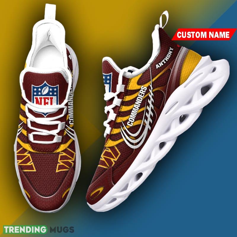 Washington Commanders NFL New Style Max Soul Shoes Custom Name Gift For Men Women Max Soul Washington Commanders NFL New Style Max Soul Shoes Custom Name Gift For Men Women Max Soul